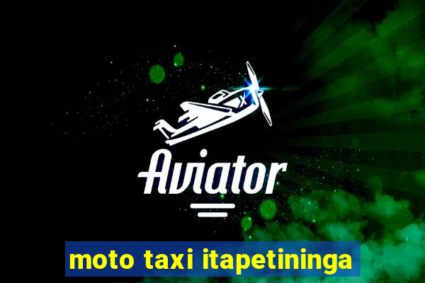 moto taxi itapetininga